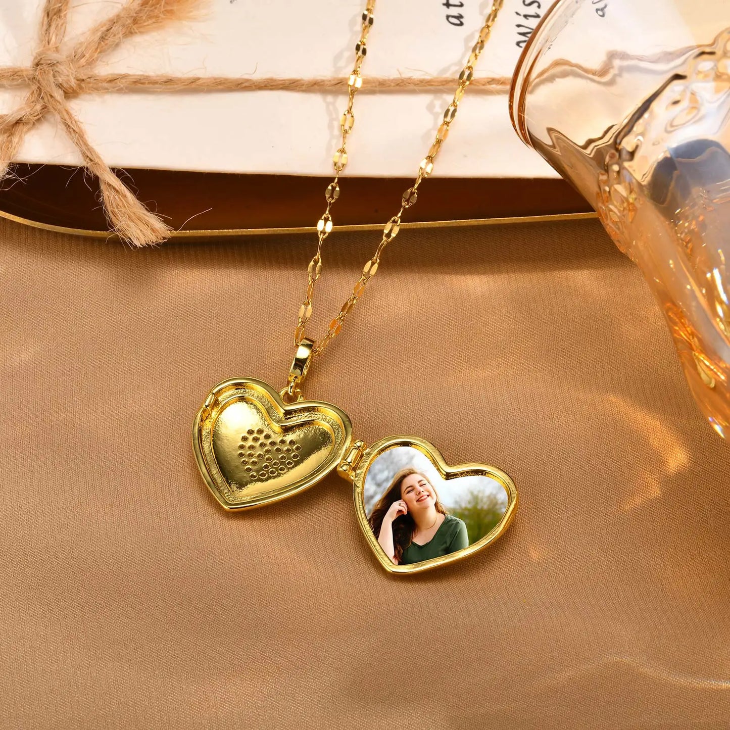 Evil Eye Women Zircon Photo Locket
