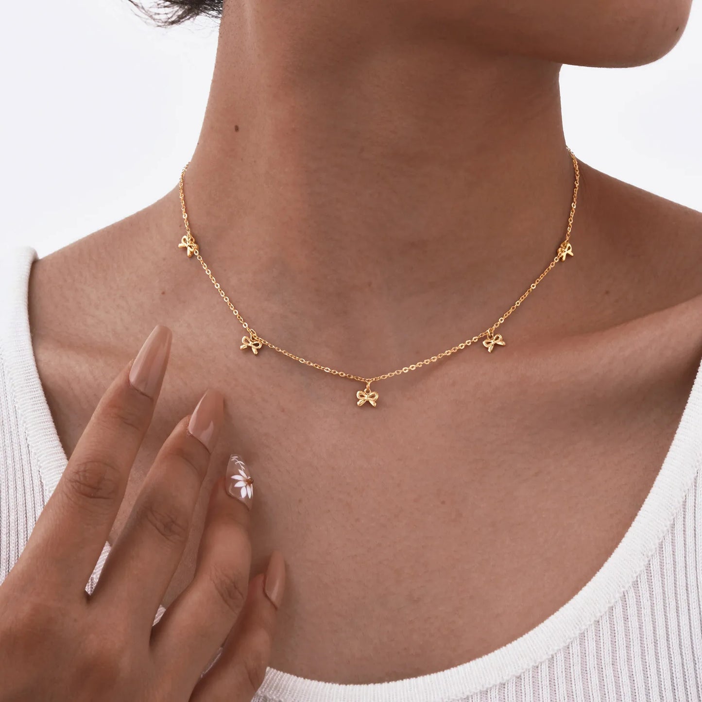 Dainty Bow Accessories Necklaces