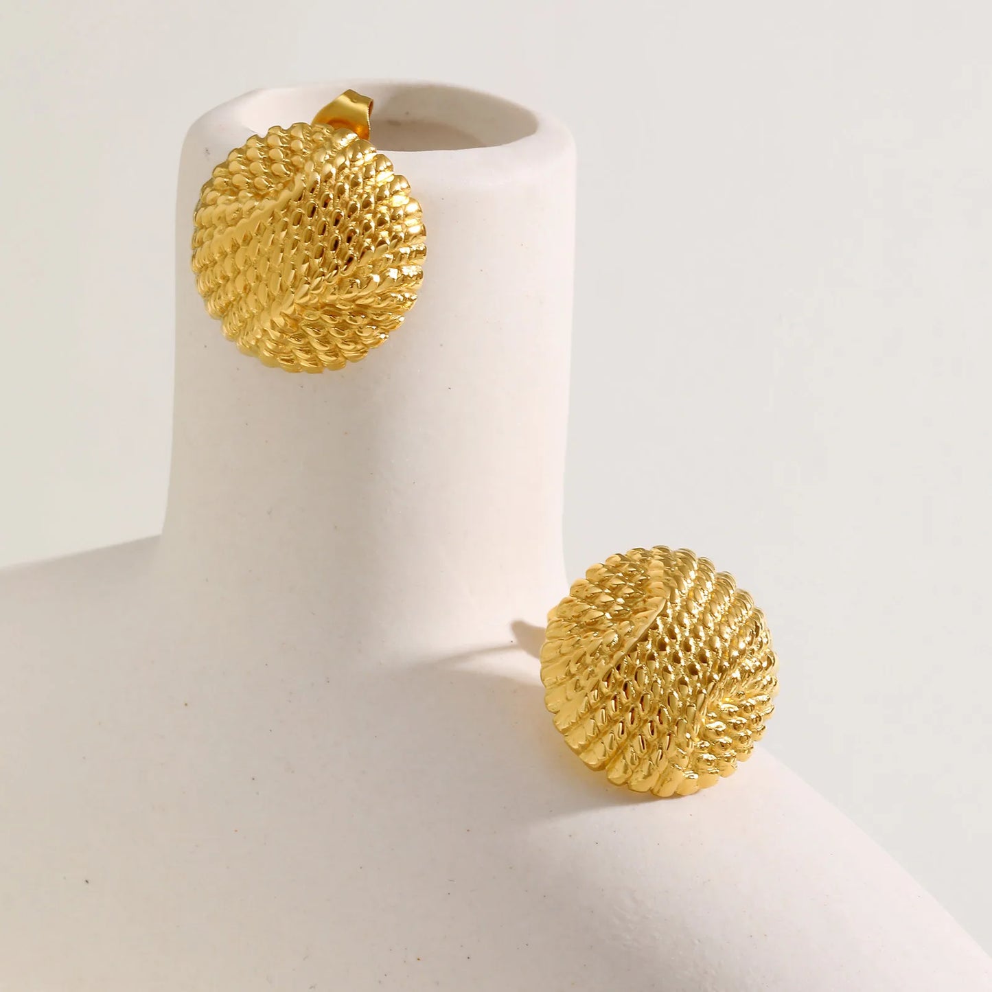 Chunky Earrings Gold Color For Women