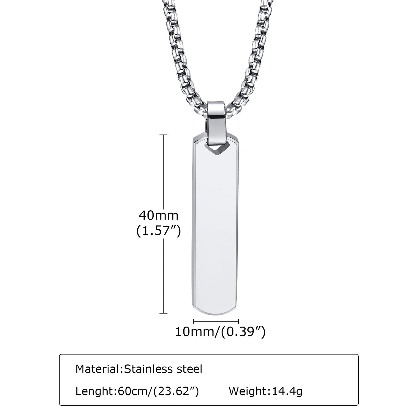 Free Personalized Bar Necklaces