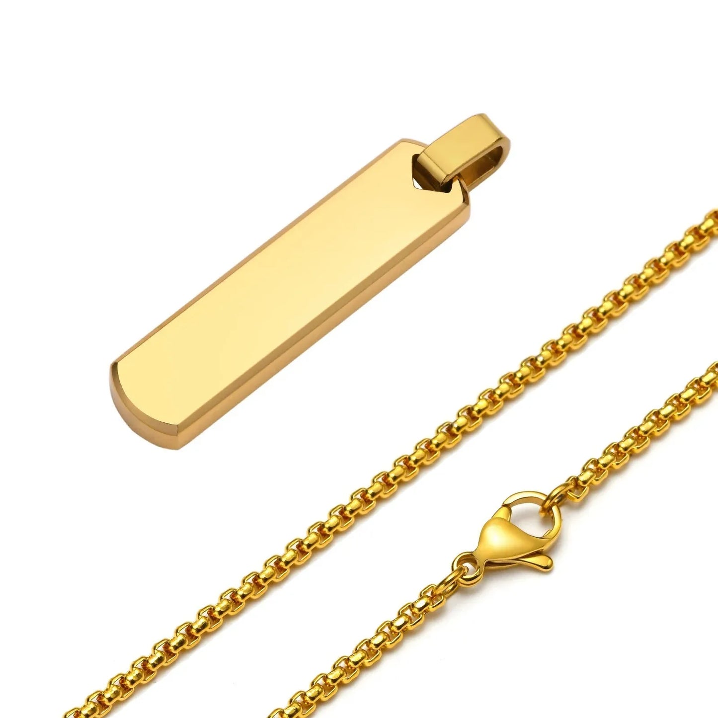 Free Personalized Bar Necklaces