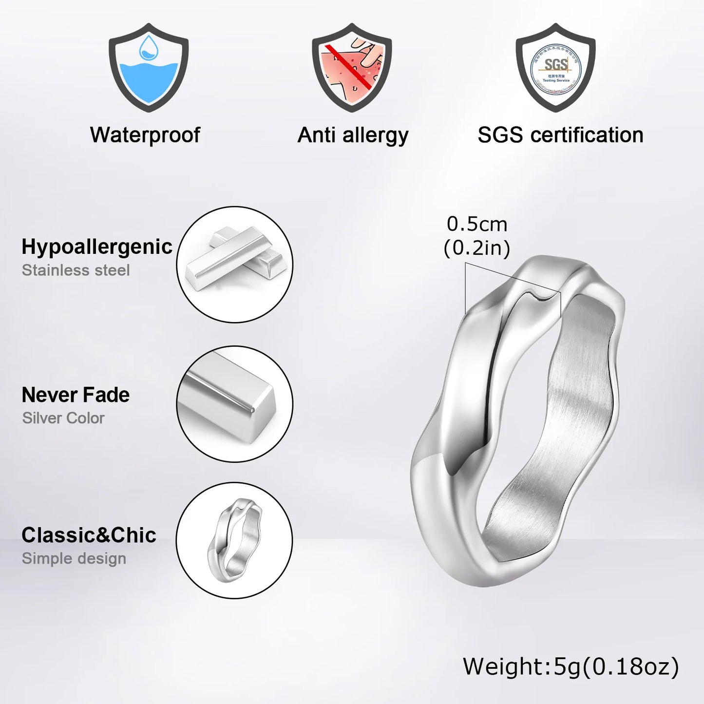 New Mobius Ring for Men Boys
