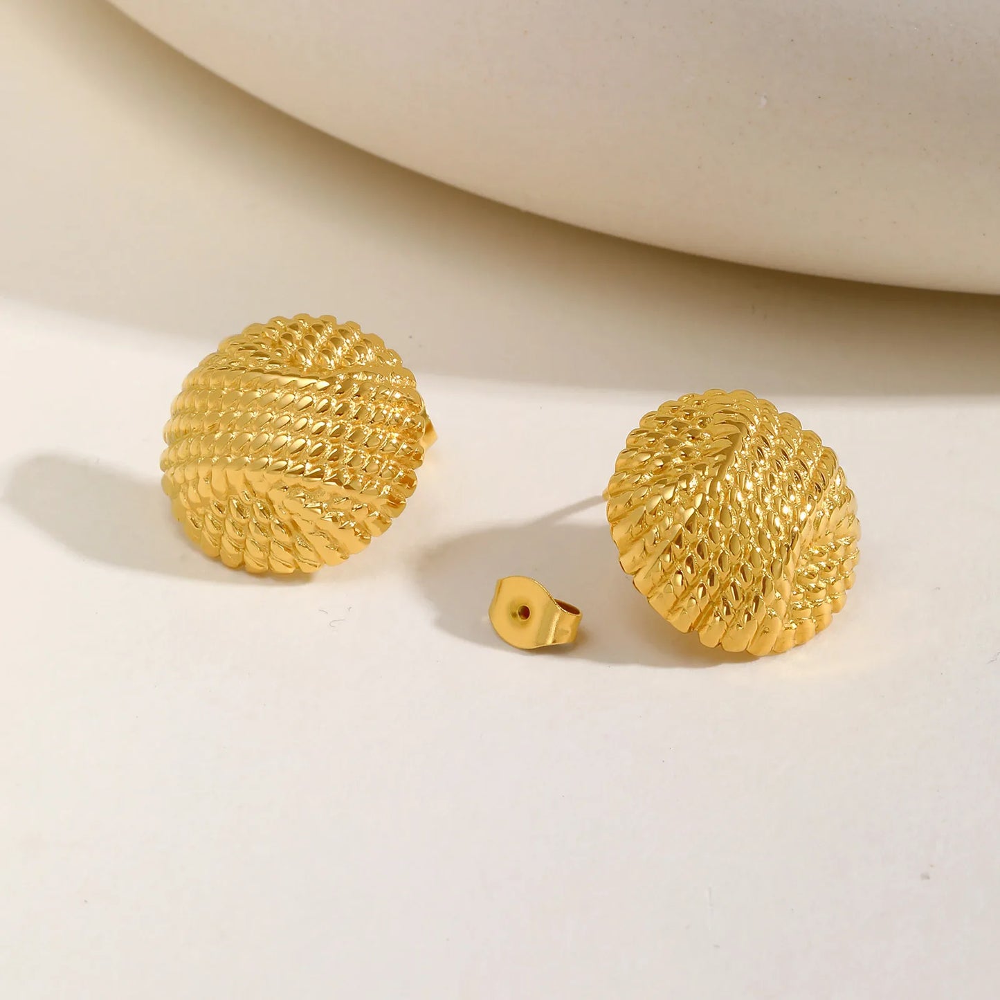 Chunky Earrings Gold Color For Women