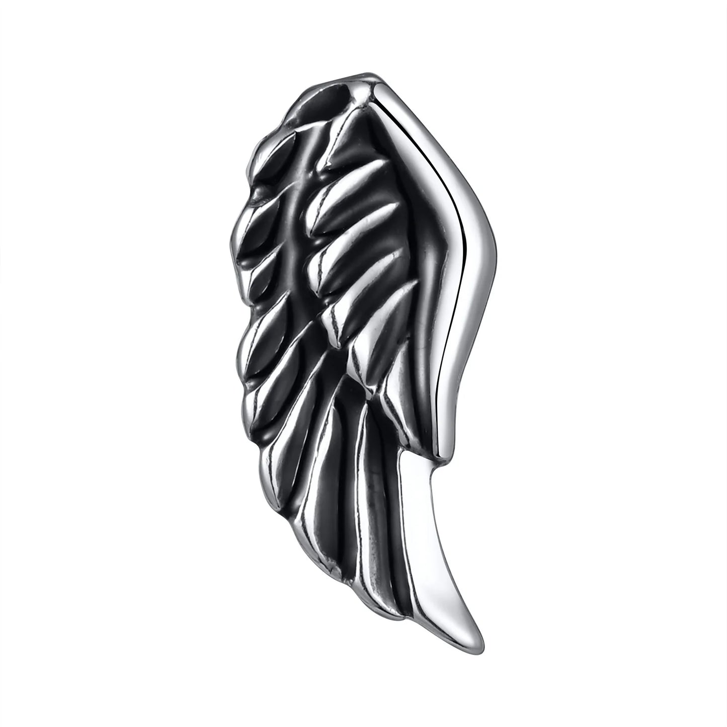 Gothic Devil Wing Stud Earrings