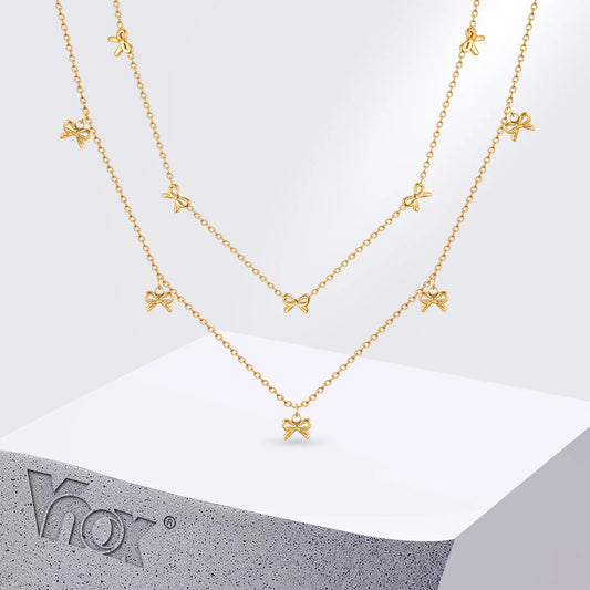 Dainty Bow Accessories Necklaces