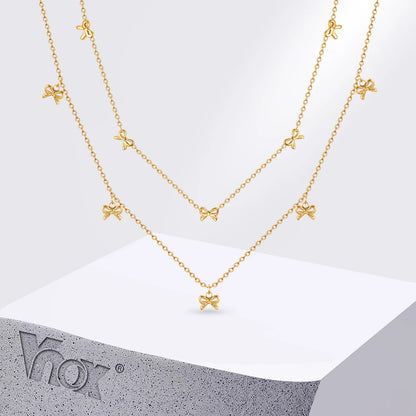 Dainty Bow Accessories Necklaces
