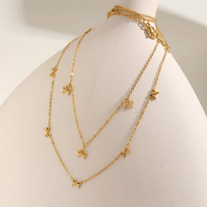 Dainty Bow Accessories Necklaces