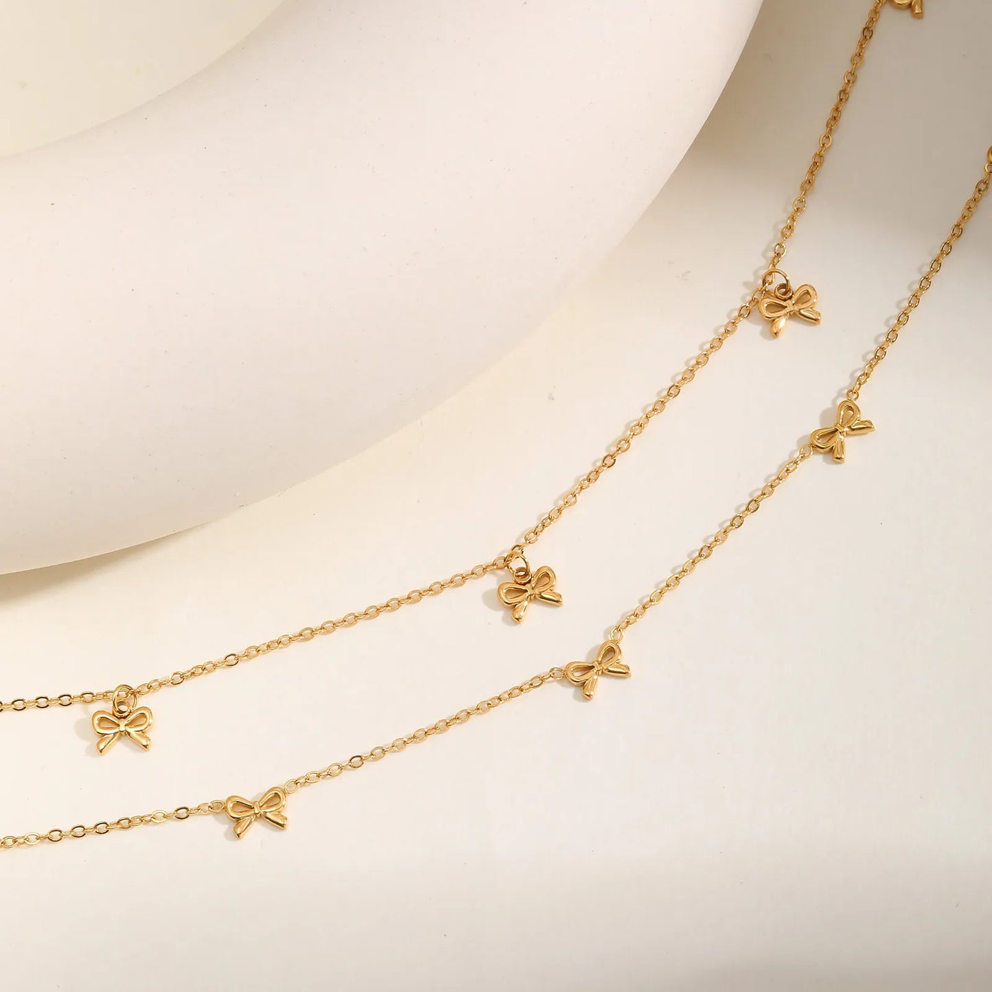 Dainty Bow Accessories Necklaces