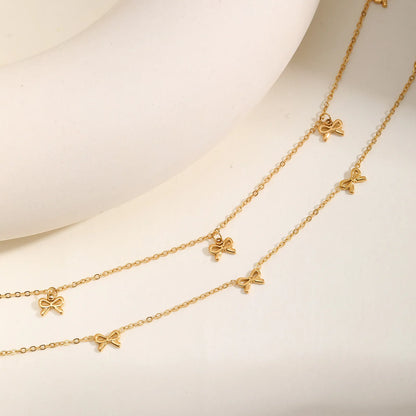 Dainty Bow Accessories Necklaces