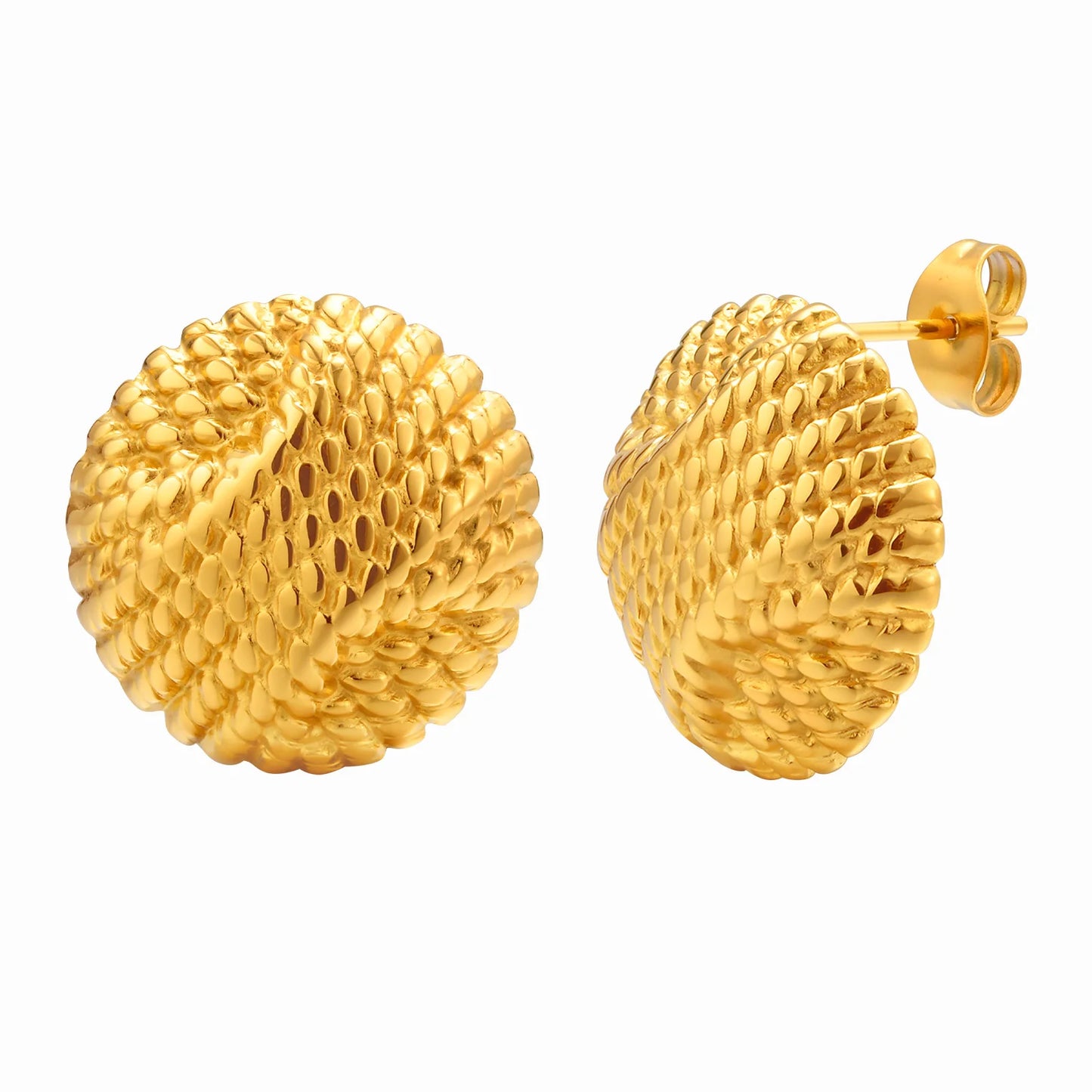 Chunky Earrings Gold Color For Women