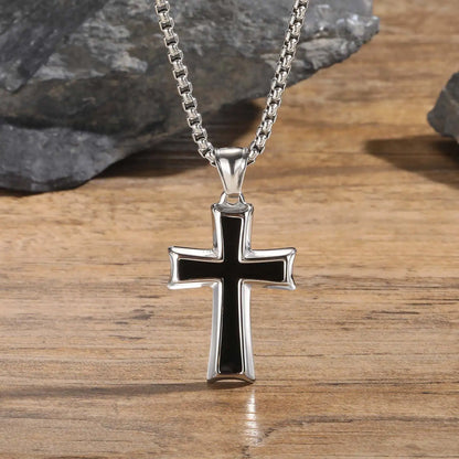 Trendy Stainless Steel Cross Necklaces