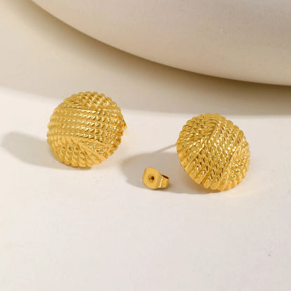 Chunky Earrings Gold Color For Women