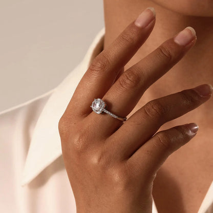 Bling Cubic Zirconia Stone Solitaire Rings